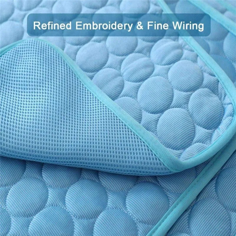 Cooling Dog & Cat Mat – Breathable Summer Pet Bed
