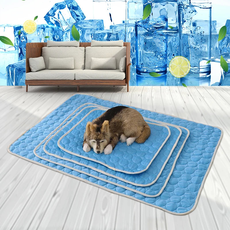 Cooling Dog & Cat Mat – Breathable Summer Pet Bed