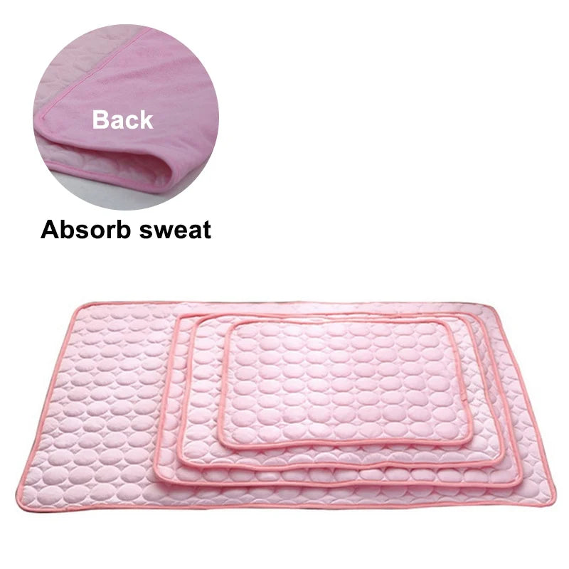 Cooling Dog & Cat Mat – Breathable Summer Pet Bed