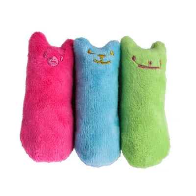Catnip Plush Chew Toy – Interactive Teeth Grinding Toy for Cats