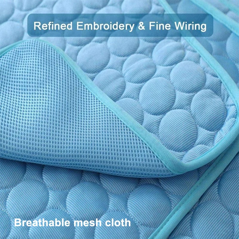 Cooling Dog & Cat Mat – Breathable Summer Pet Bed