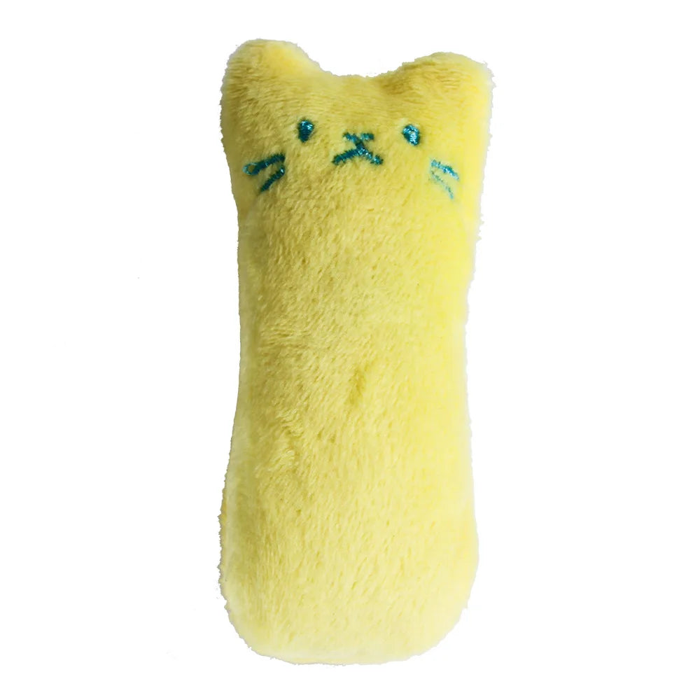 Catnip Plush Chew Toy – Interactive Teeth Grinding Toy for Cats