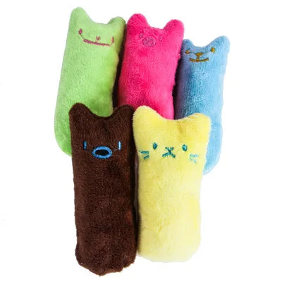 Catnip Plush Chew Toy – Interactive Teeth Grinding Toy for Cats