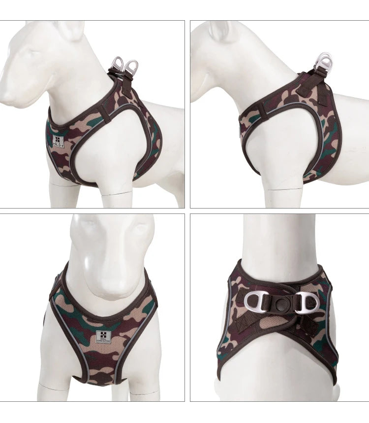 Reflective Dog Harness & Leash Set