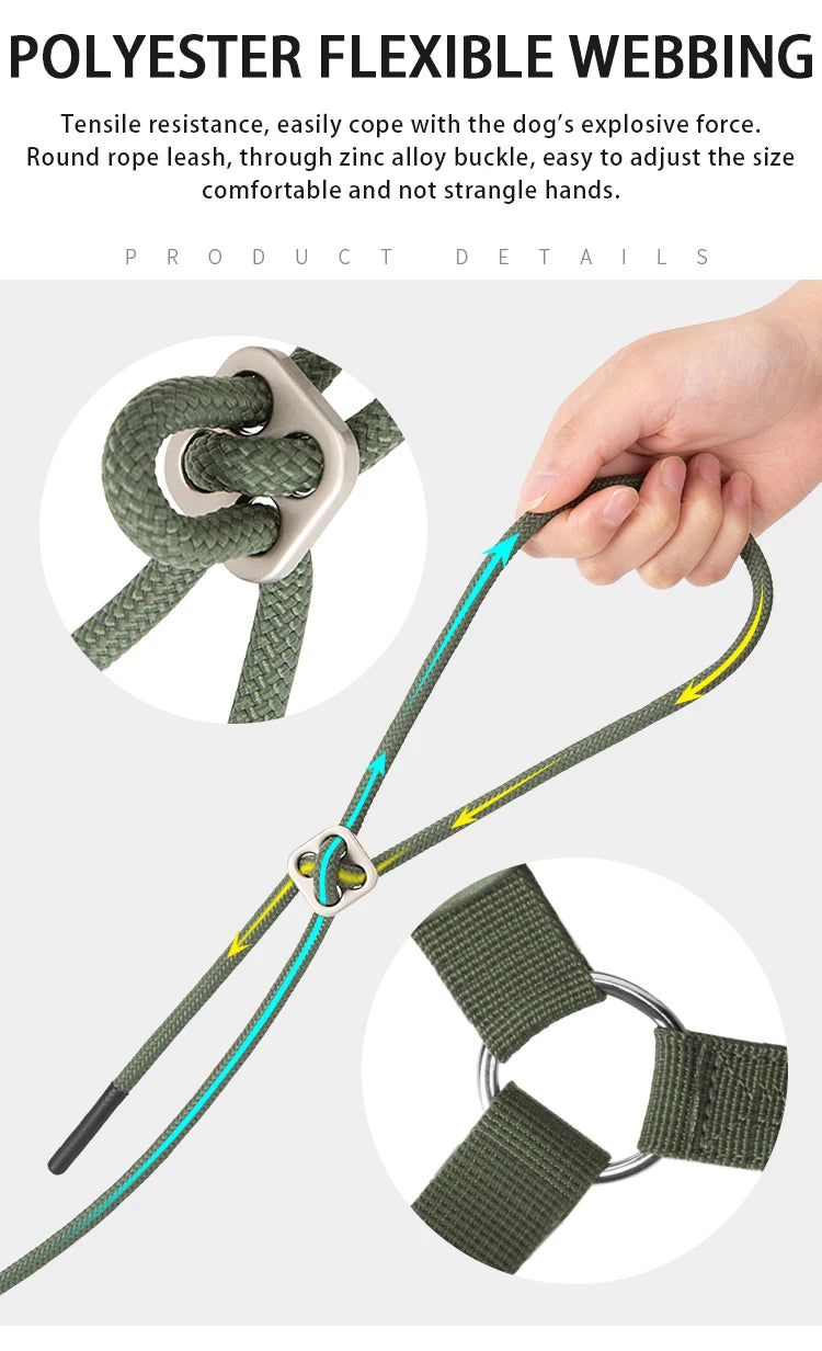 Reflective Dog Harness & Leash Set