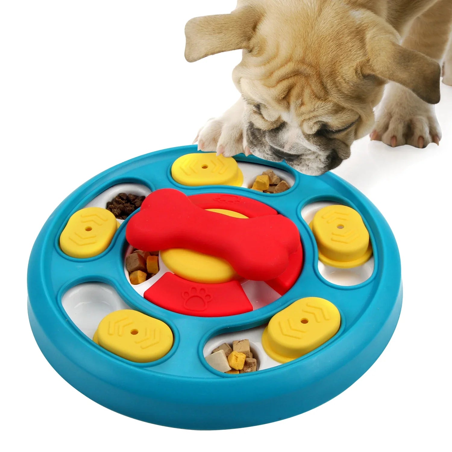 Interactive Dog Puzzle Toy – Slow Feeder & IQ-Boosting Food Dispenser