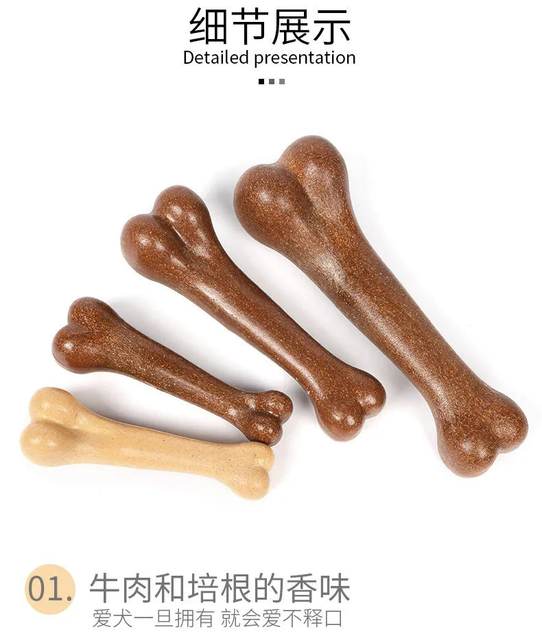 Indestructible Dog Chew Bone – Natural Non-Toxic Dental Toy