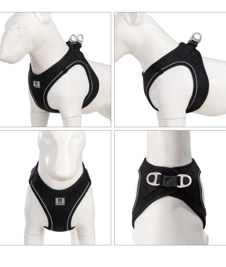 Reflective Dog Harness & Leash Set