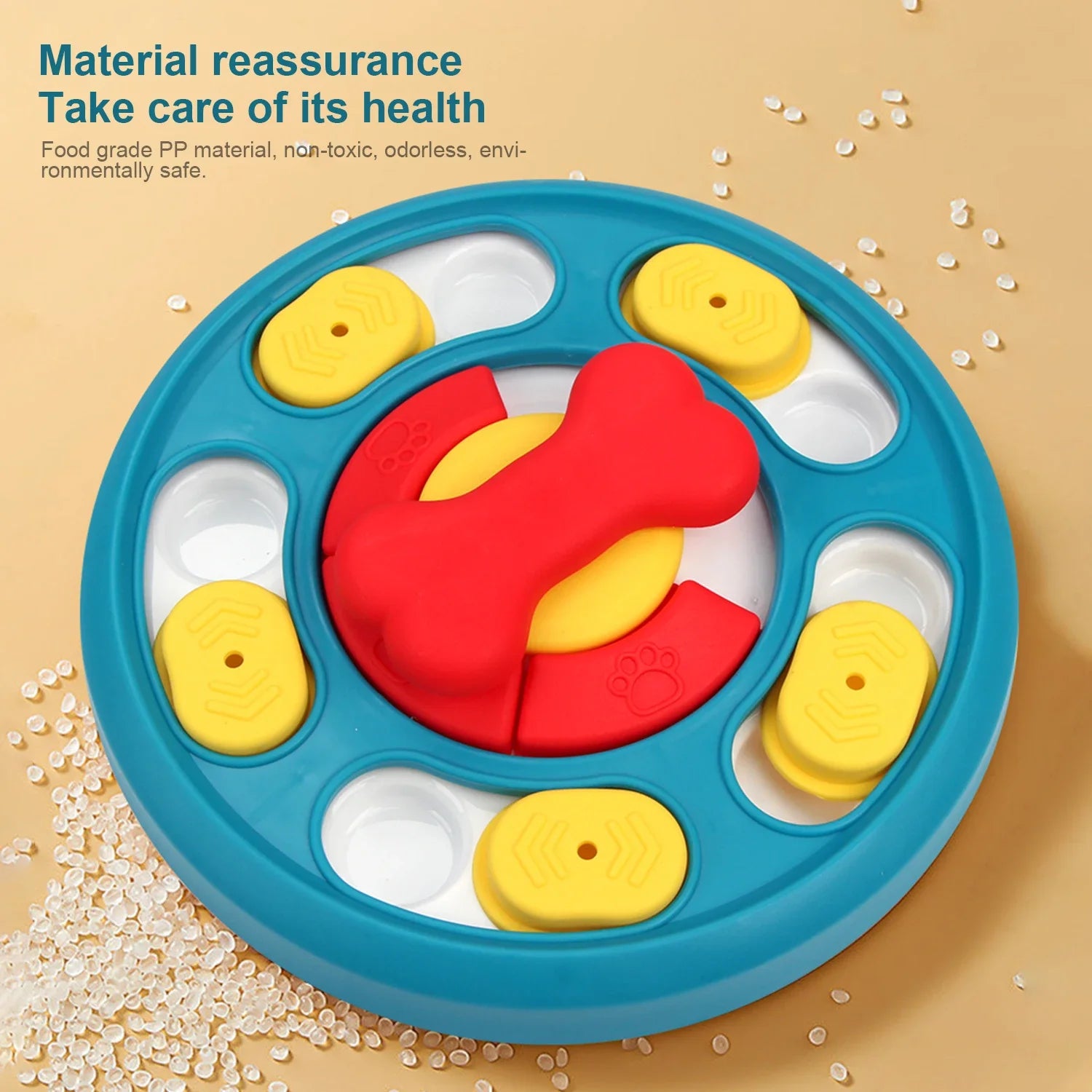 Interactive Dog Puzzle Toy – Slow Feeder & IQ-Boosting Food Dispenser