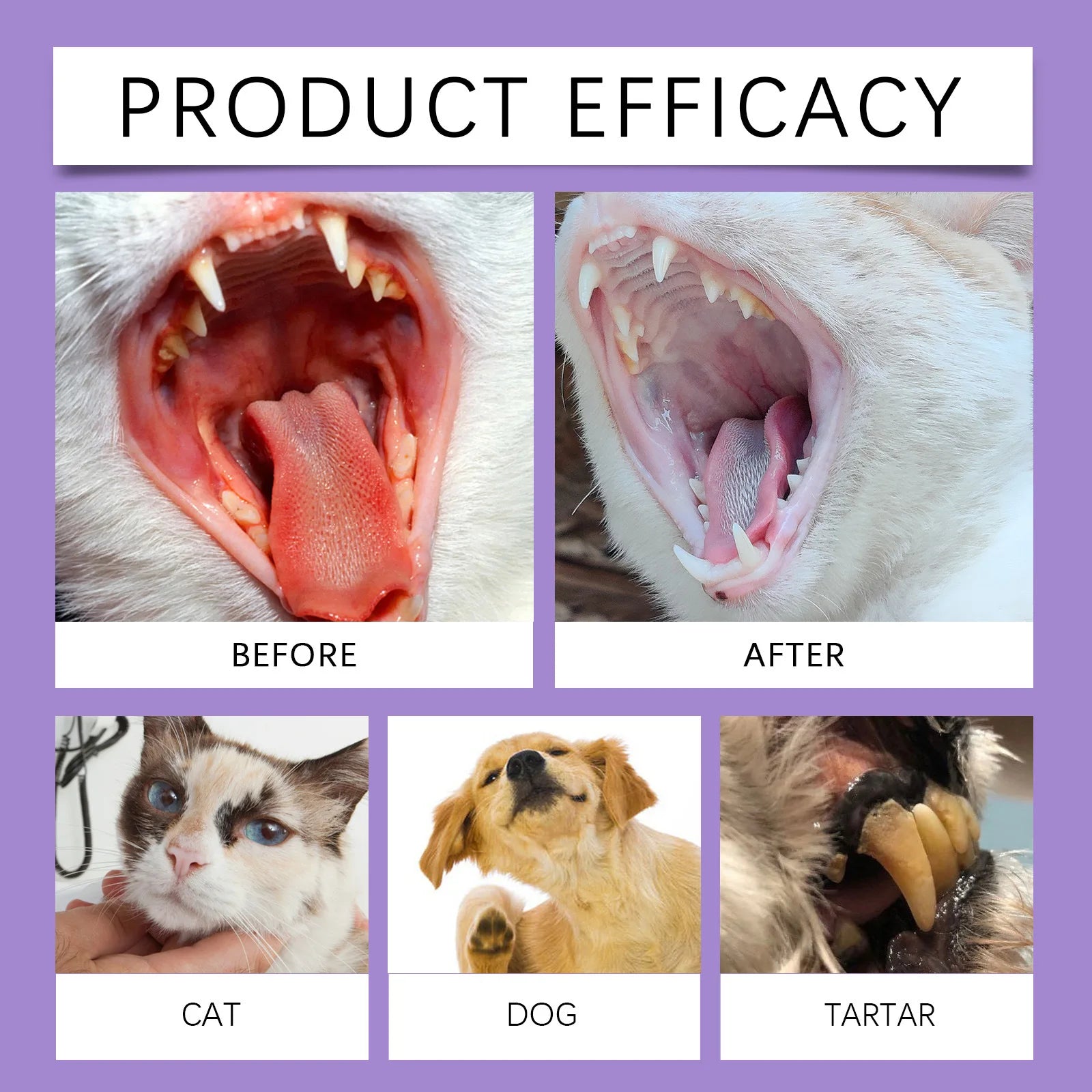 Pet Oral Cleaning Spray – 50ml Teeth Cleaner for Dogs & Cats