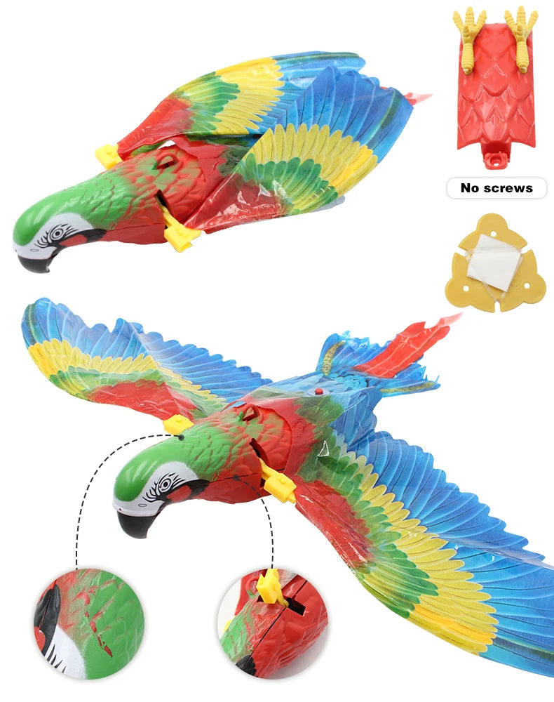Simulation Flying Bird Cat Toy – Interactive Hanging Teaser