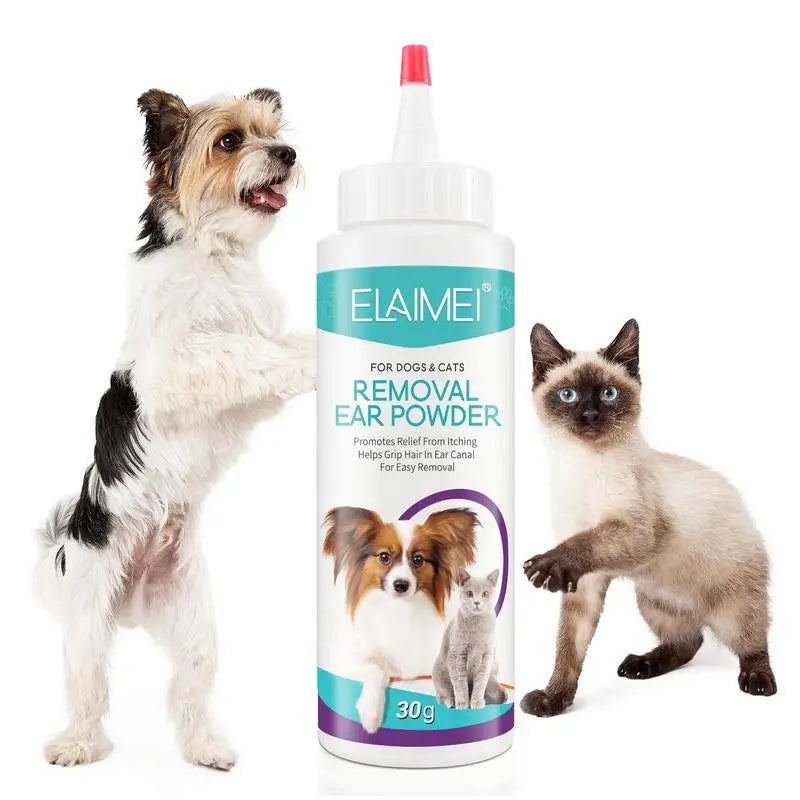 Dog Ear Powder – 30g Safe Ear Cleaner for Dogs, Cats & Rabbits