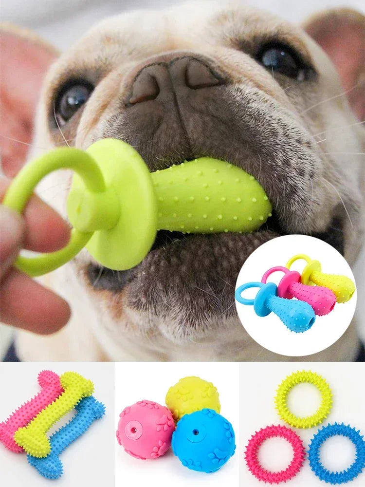Indestructible Dog Chew Toy – Teeth Cleaning & Training for Small Dogs