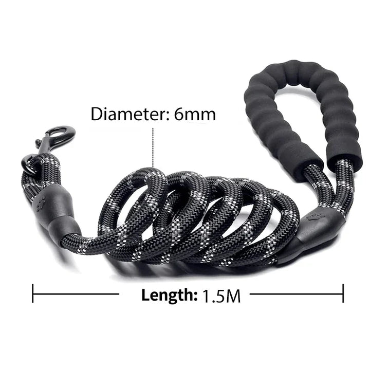 Strong Reflective Dog Leash – Heavy-Duty for All Sizes