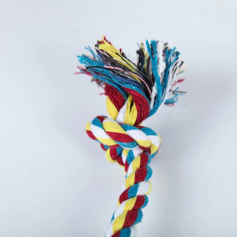 Double Knot Cotton Rope Toy – Bite-Resistant for Dogs & Cats