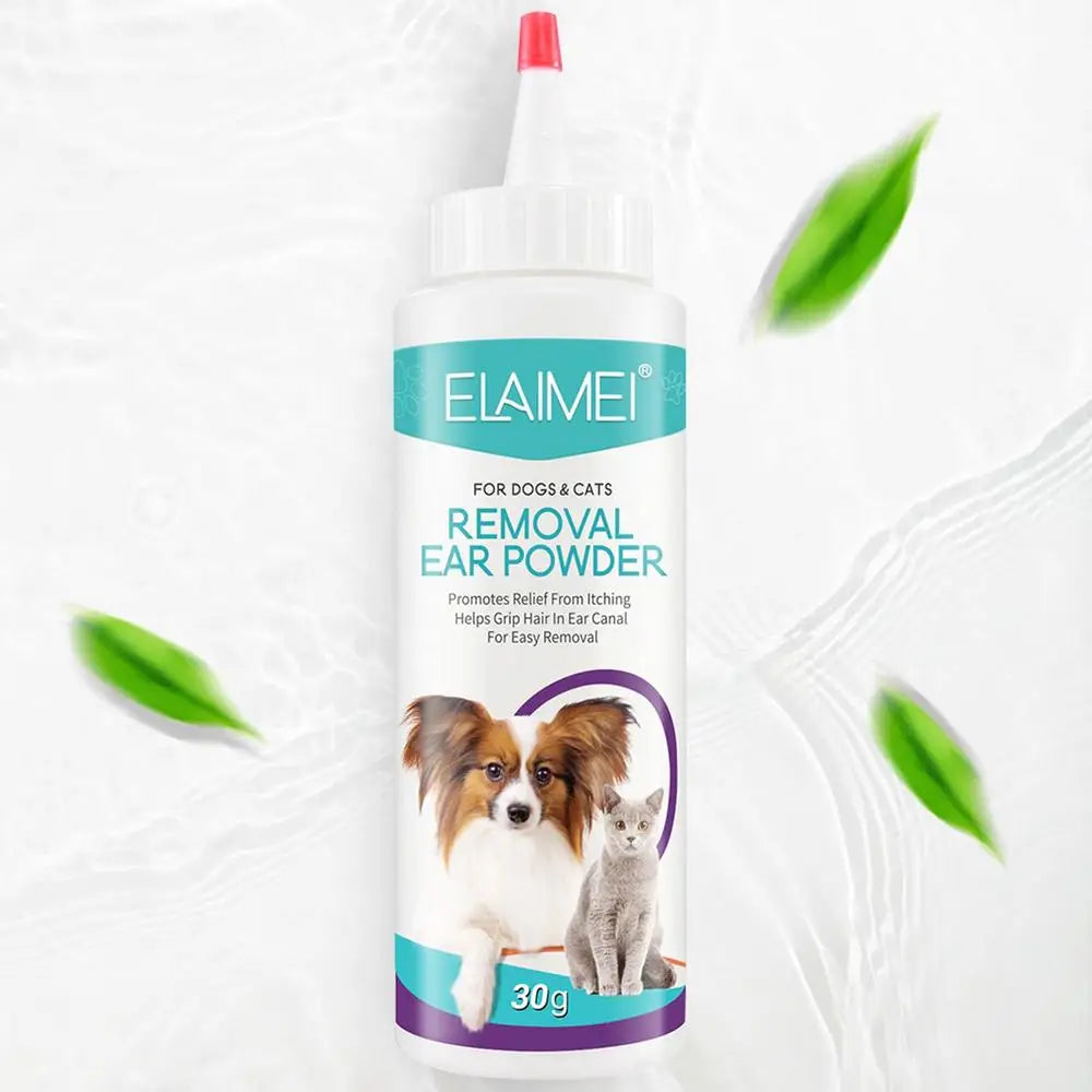 Dog Ear Powder – 30g Safe Ear Cleaner for Dogs, Cats & Rabbits