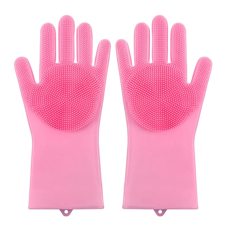 Pet Grooming Glove – Silicone Bath & Hair Removal for Dogs & Cats