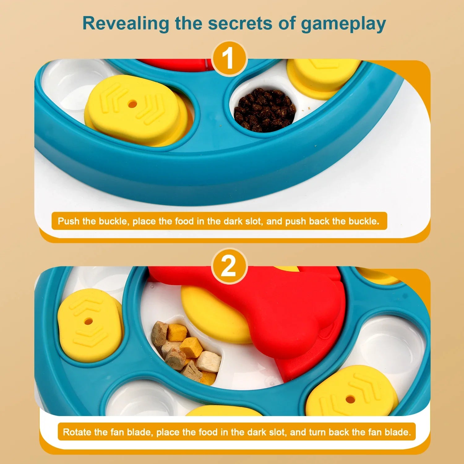 Interactive Dog Puzzle Toy – Slow Feeder & IQ-Boosting Food Dispenser