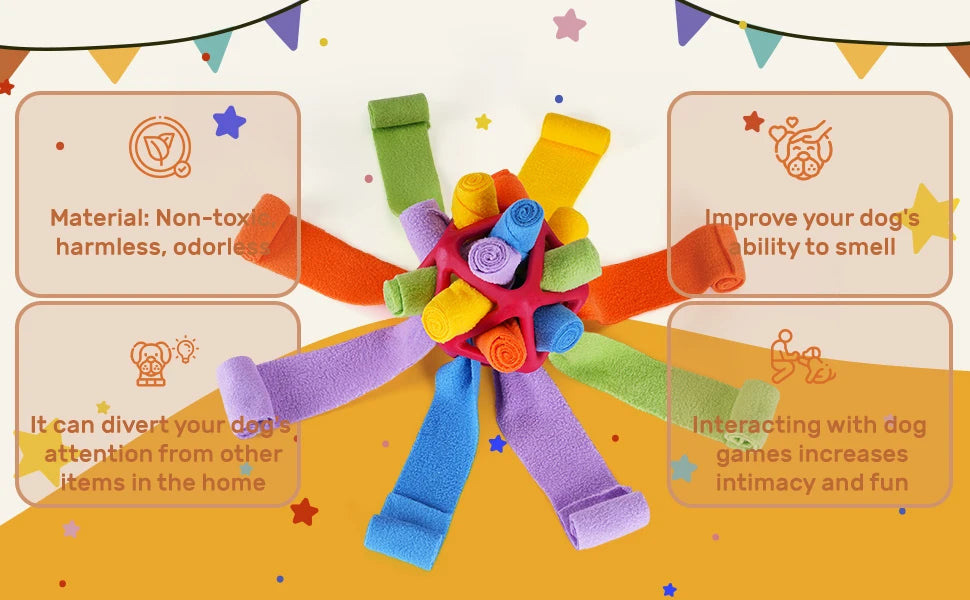 Dog Sniffing Ball – Interactive Chew & Training Toy