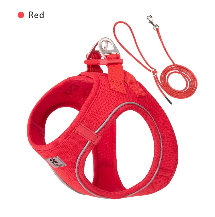 Reflective Dog Harness & Leash Set