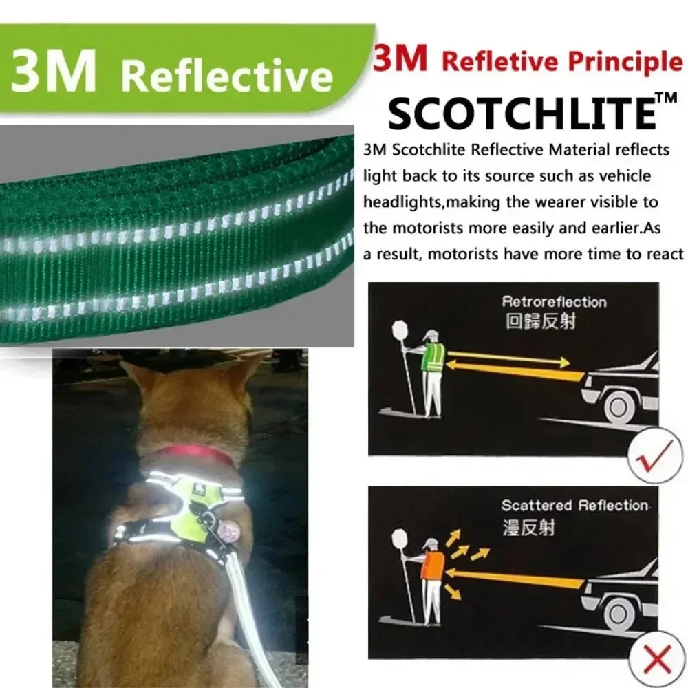 Reflective Adjustable Dog & Cat Harness