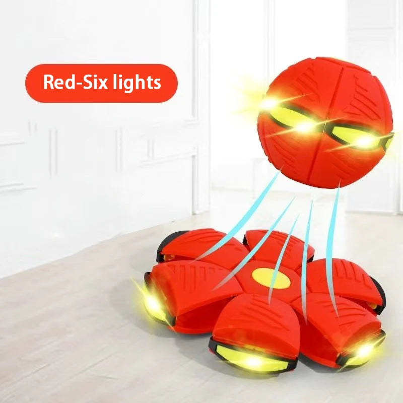 Flying Saucer Bouncing Ball – Durable Elastic Dog & Kids Toy