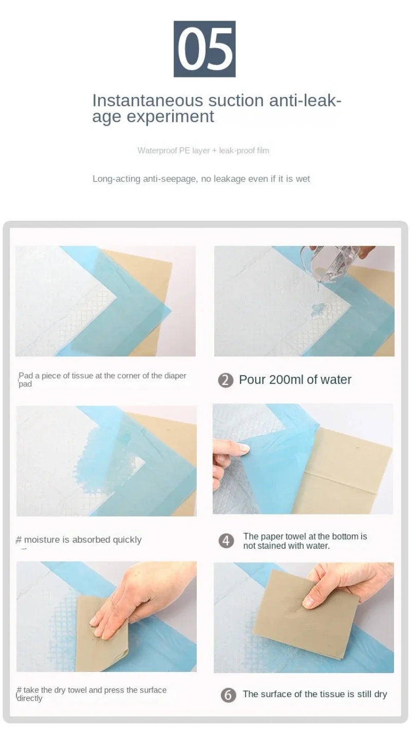Disposable Puppy Training Pads – Quick-Dry Absorbent Dog Diapers