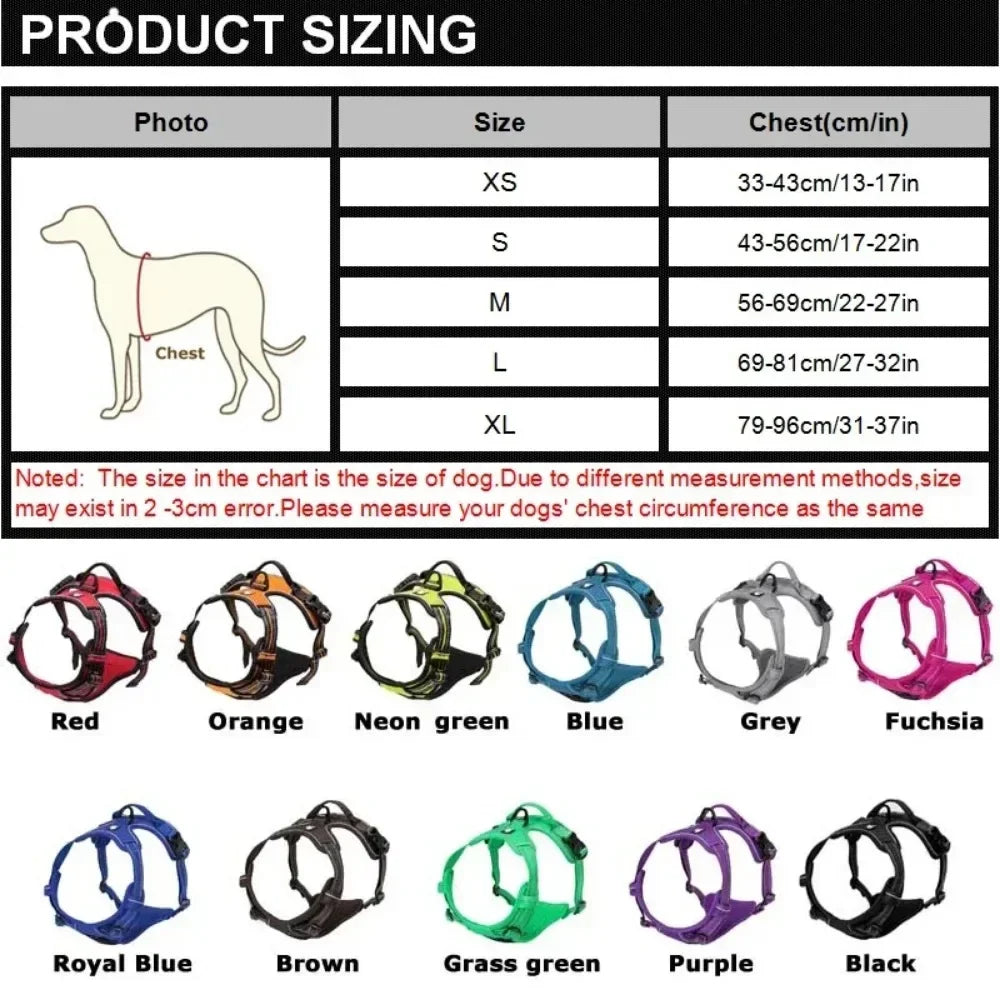 Reflective Adjustable Dog & Cat Harness