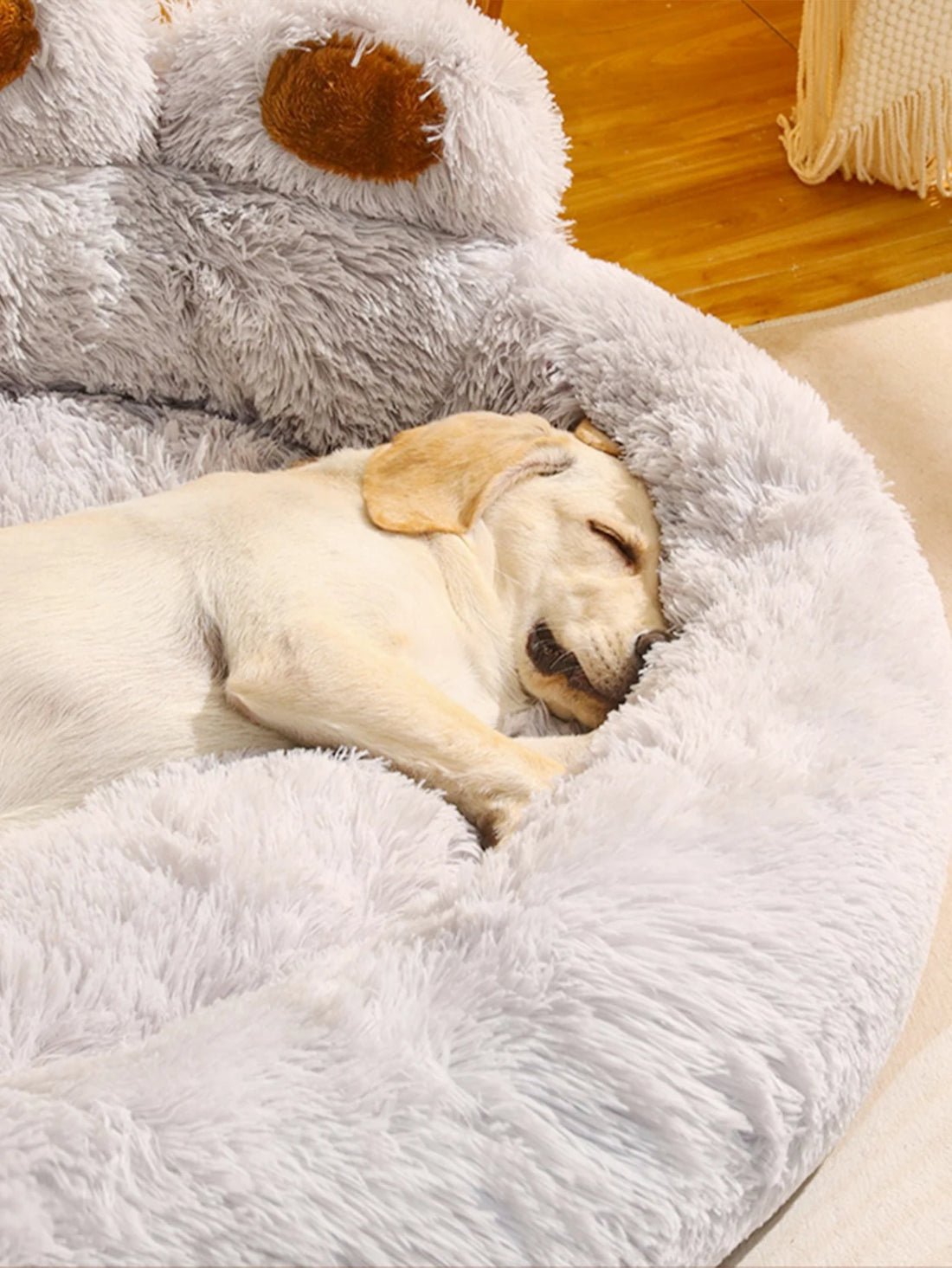 Fluffy Dog & Cat Bed – Large Pet Sofa & Kennel Mat