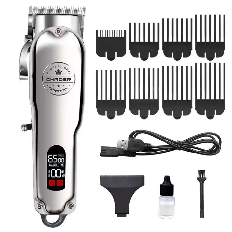 Professional All-Metal Pet Hair Clipper – Rechargeable & Low Noise