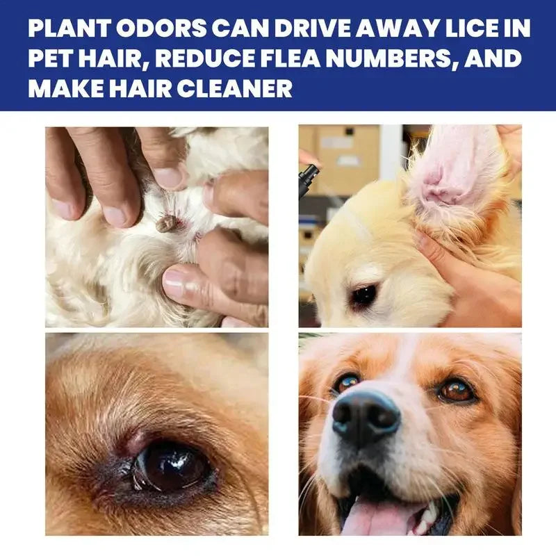 Anti-Flea & Tick Drops – 100ml Insecticide for Dogs & Cats