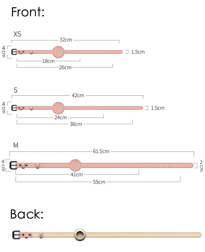 Airtag Silicone Pet Collar – Waterproof Anti-Lost Tracker Holder