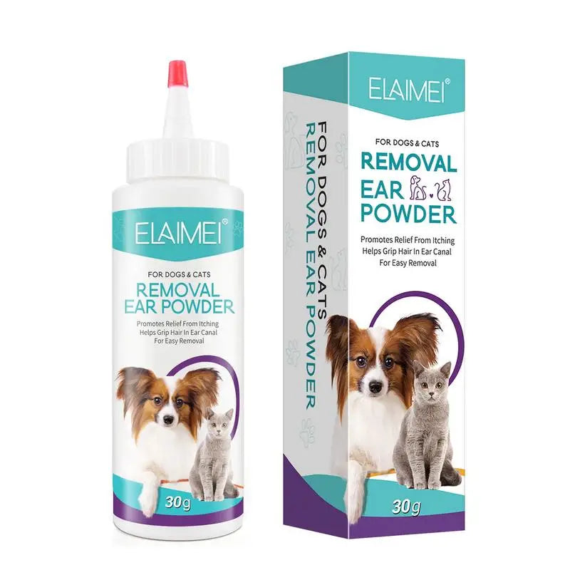 Dog Ear Powder – 30g Safe Ear Cleaner for Dogs, Cats & Rabbits