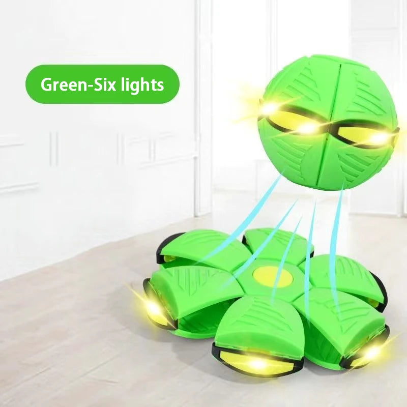 Flying Saucer Bouncing Ball – Durable Elastic Dog & Kids Toy