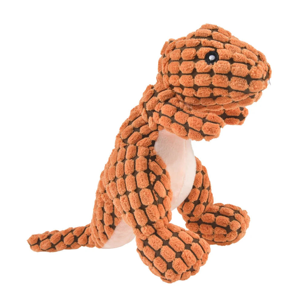 Plush Dinosaur Pet Toy – Interactive Chew Toy for Cats & Dogs