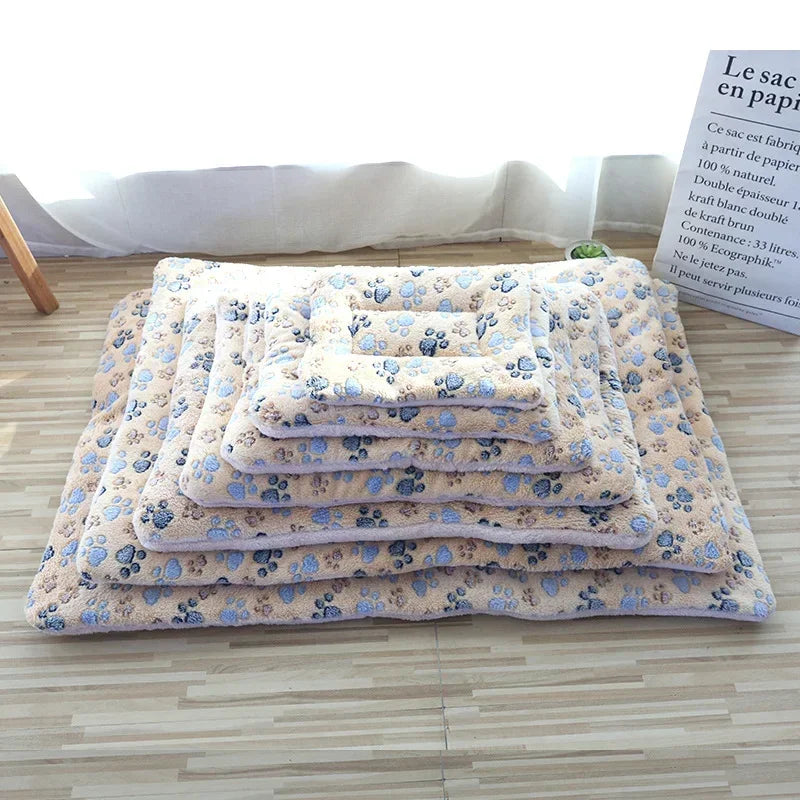 Double-Sided Plush Pet Mat – Warm Sleeping Bed for Cats & Small Dogs