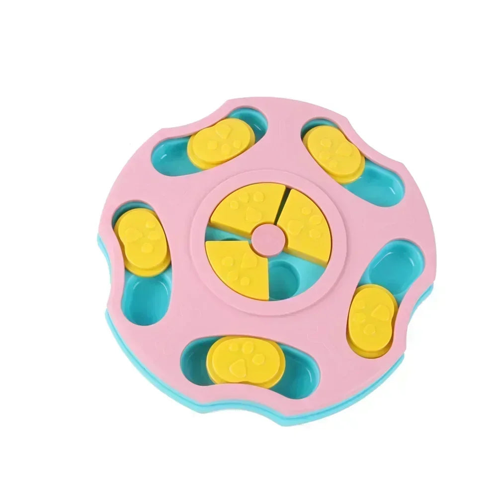 Interactive Dog & Cat Puzzle Feeder – Slow Eating Bowl