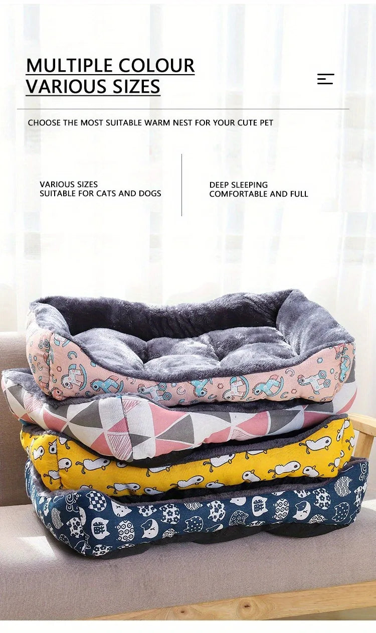 Pet Dog & Cat Bed – Sofa Mat for Small, Medium & Large Pets