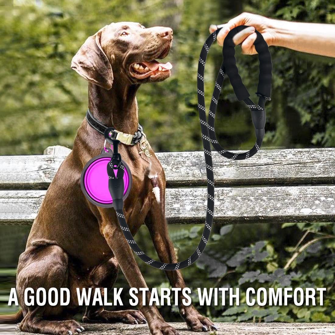 Strong Reflective Dog Leash – Heavy-Duty for All Sizes