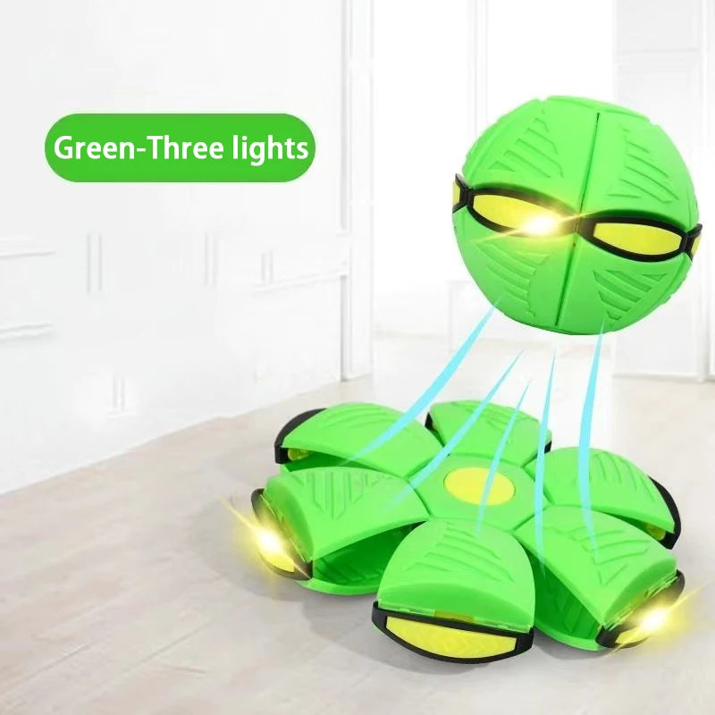 Flying Saucer Bouncing Ball – Durable Elastic Dog & Kids Toy