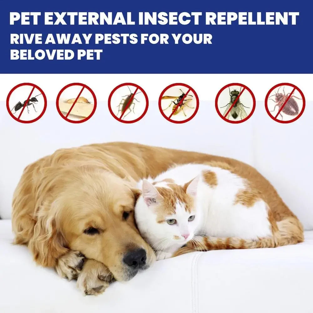 Anti-Flea & Tick Drops – 100ml Insecticide for Dogs & Cats
