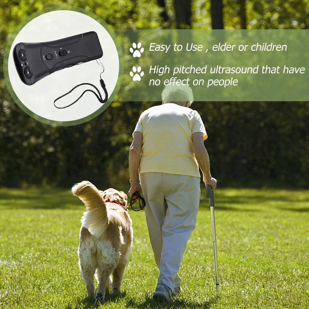 Ultrasonic Dog Bark Stopper – Anti-Bark Training Device