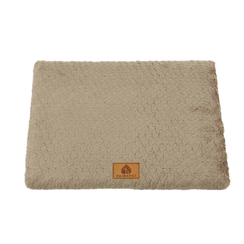 3D Orthopedic Dog Bed – Foam Pet Bed with Washable Faux Fur Cover
