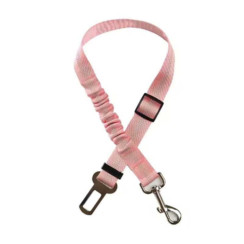 Dog Safety Seat Belt – Elastic Traction Leash for Car