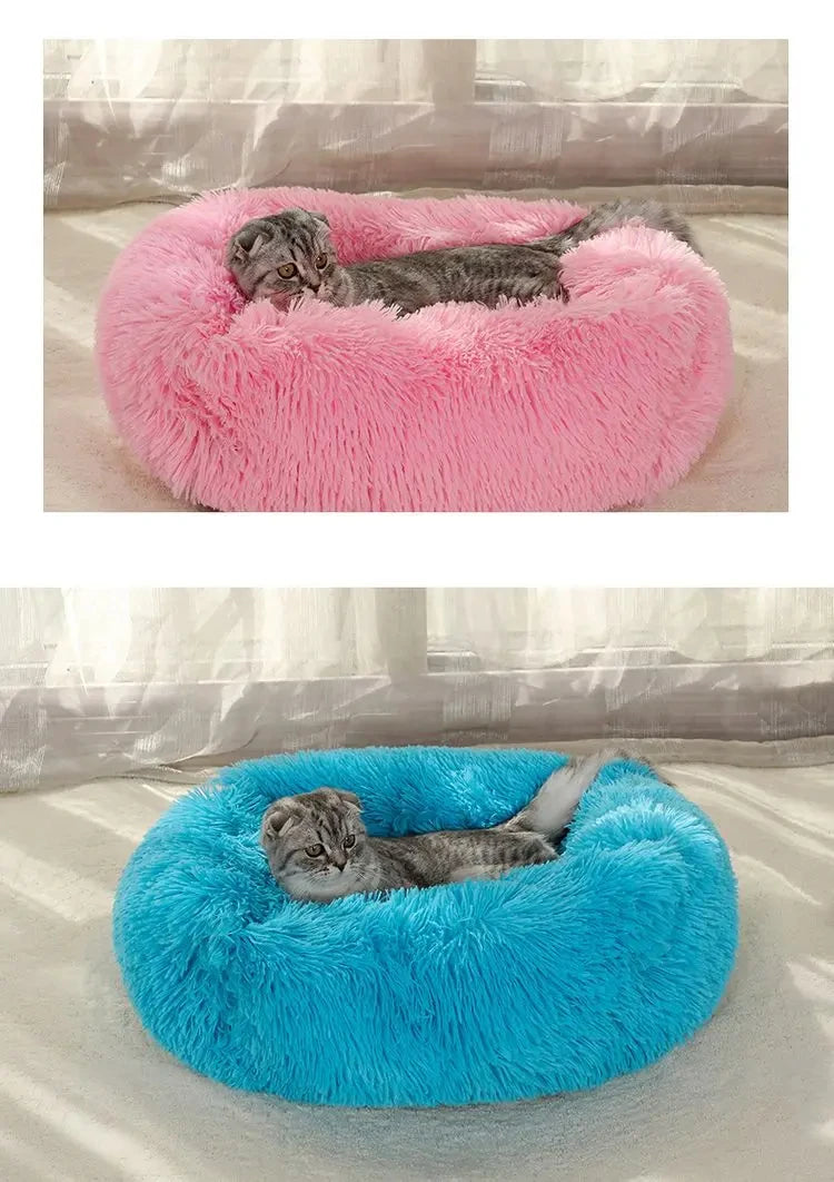 Rectangle Plush Pet Bed – Warm Winter Mat for Cats & Dogs