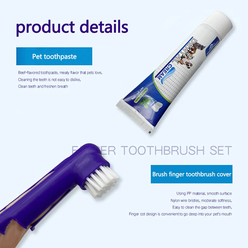 Dog Dental Care Kit – 4-Piece Tartar Control Set