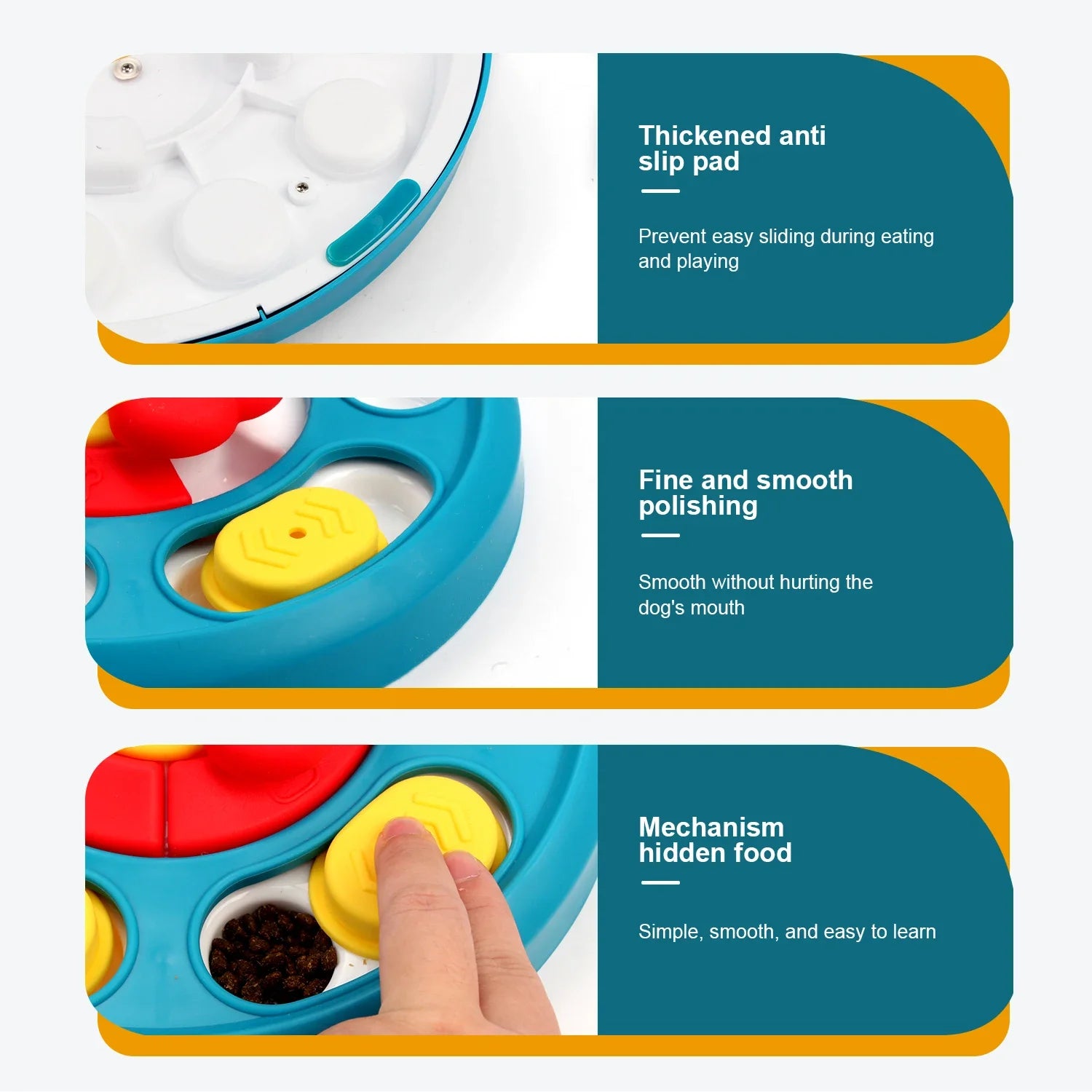 Interactive Dog Puzzle Toy – Slow Feeder & IQ-Boosting Food Dispenser