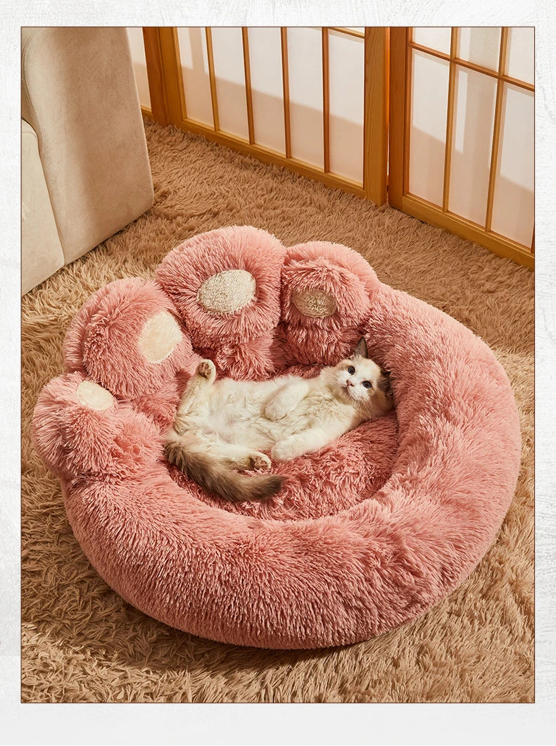 Fluffy Dog & Cat Bed – Large Pet Sofa & Kennel Mat