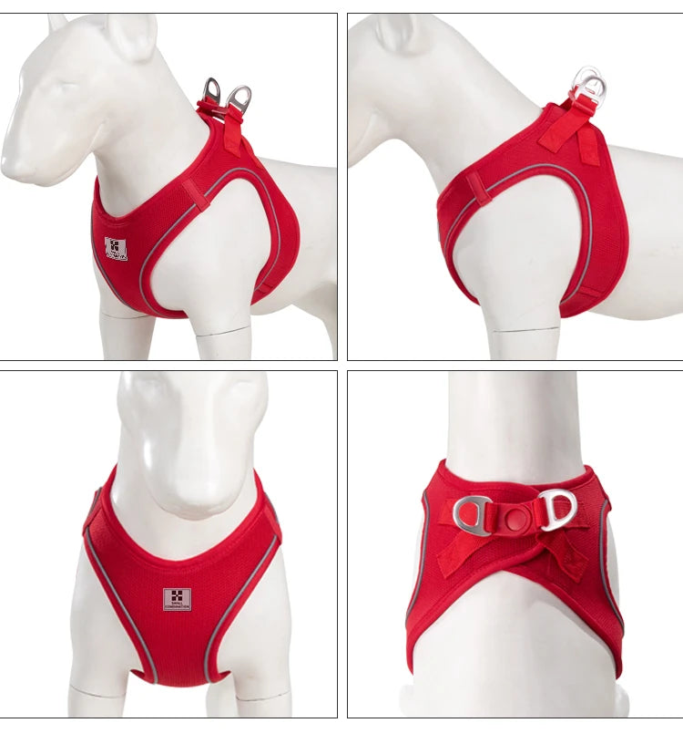Reflective Dog Harness & Leash Set