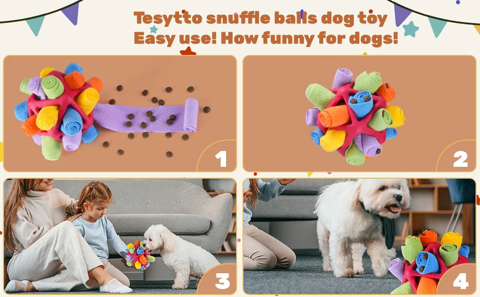 Dog Sniffing Ball – Interactive Chew & Training Toy